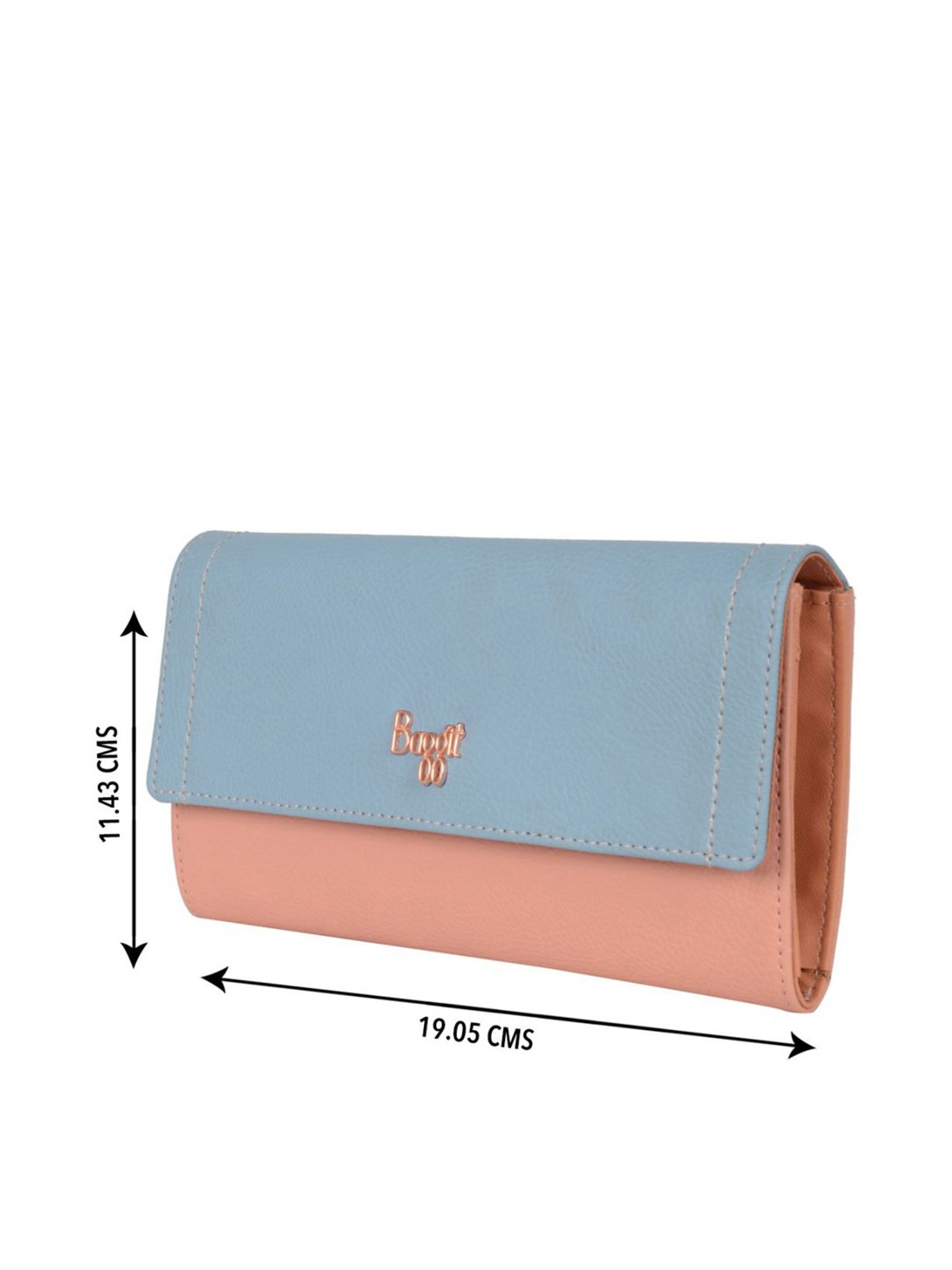 Baggit Pink Color Block Wallet for Women