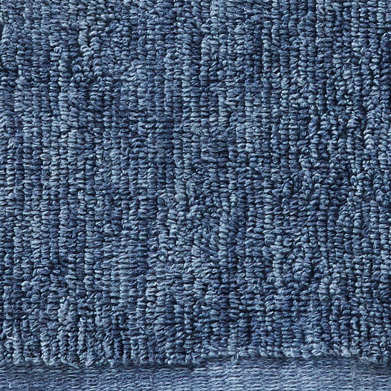 2pc Shibori Striped Jacquard Hand Towel Set Navy - SKL Home