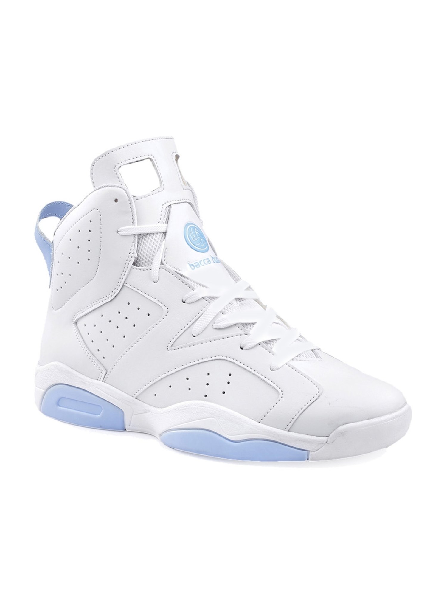 Bacca Bucci Men's STUNNER White Ankle High Sneakers