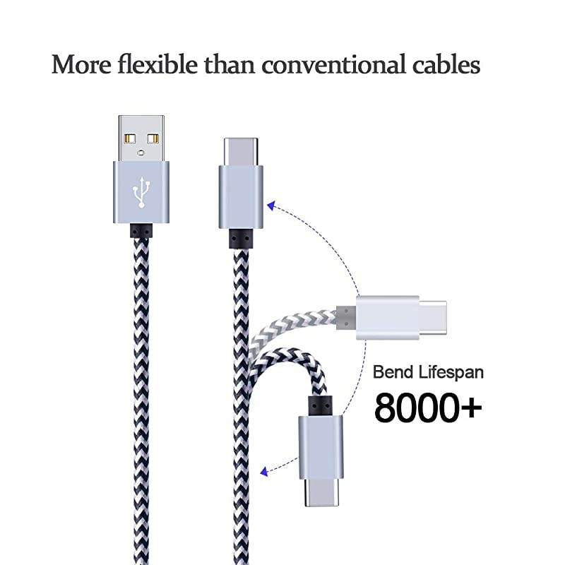 C Car Charger Wall Charger Brick with 2Pack 6ft Type C Cable Fast Charging Cord Compatible Samsung S20 FE 5G S10e A80 A71 A51 A20 Note20 Ultra 10+ 9 LG G8 V60 ThinQ Stylo 6 5 Pixel 4a 3a 3 2 XL