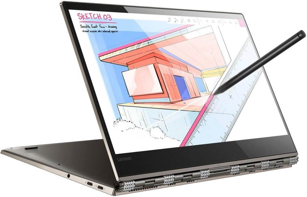 Newest Lenovo Yoga 920 2-in-1 13.9" FHD  IPS Touch-Screen Laptop | Intel Core i7-8550U Quad Core | 8GB DDR4 | 256GB M.2 PCIe SSD | Fingerprint Reader | Active Pen | Backlit Key |Windows10 Home |Bronze