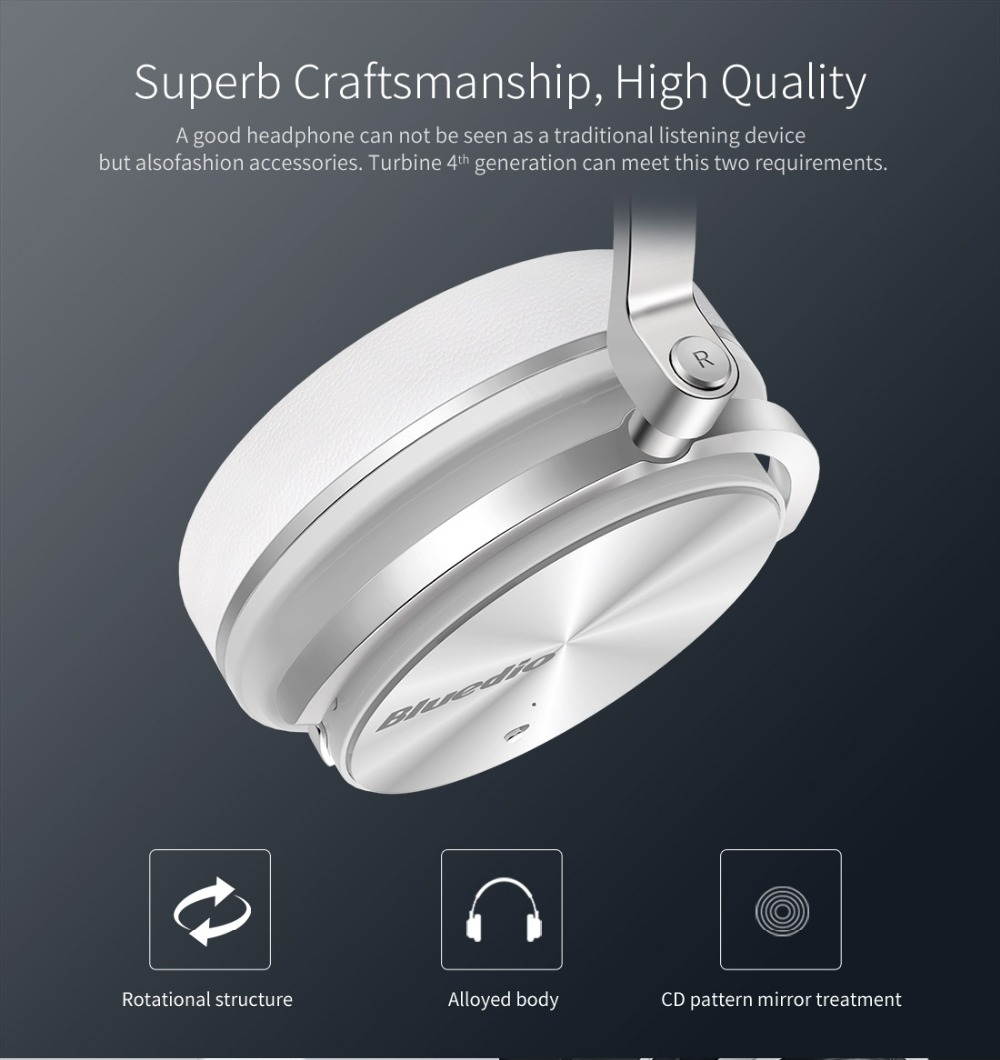 Bluedio T4 Active Noise Cancelling Wireless Bluetooth Headphones Folable Headset ANC Over Ear Headphone for Xiaomi,Samsung