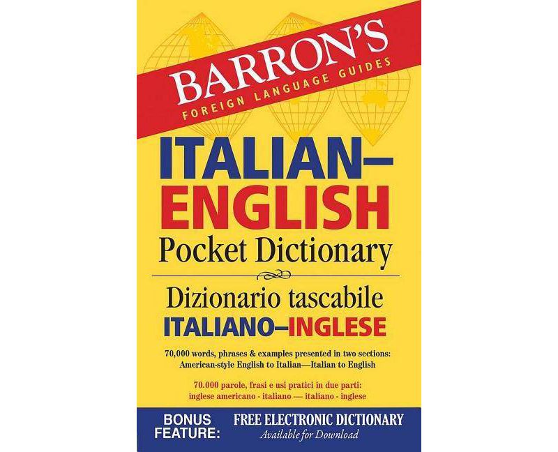 Italian-English Pocket Dictionary - (Barron's Pocket Bilingual Dictionaries) 2nd Edition,Abridged by  Roberta Martignon-Burgholte & Andreas Cyffka
