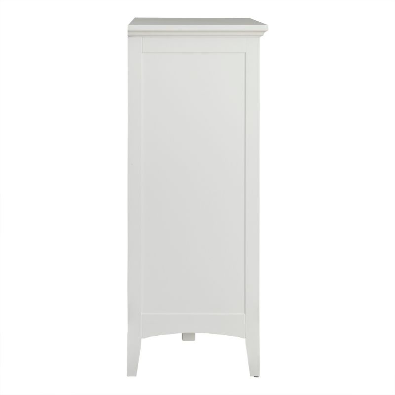 40" Durdle Accent Cabinet White - Elegant Home Fashions