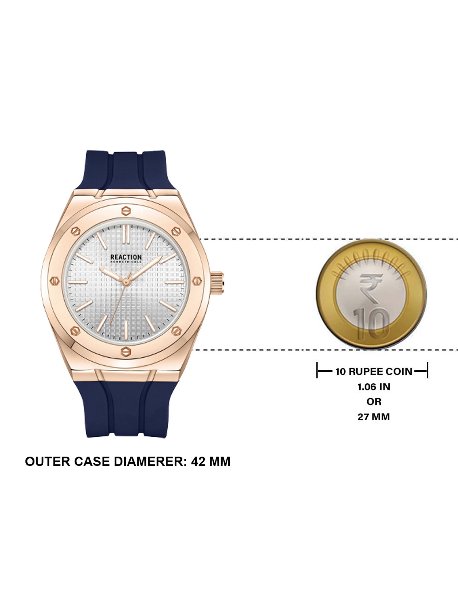 Reaction Kenneth Cole KRWGM9007601 Analog Watch for Men