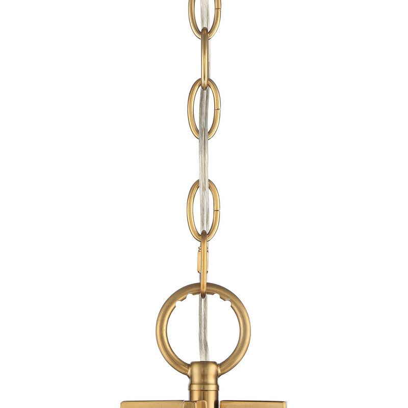 Possini Euro Design Persephone 24" Wide Warm Antique Brass Drum Pendant Light