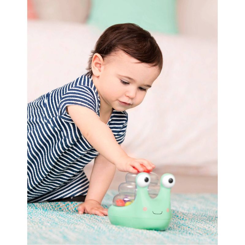 B. toys Light-up Snail Ball Popper - Escar-Gloooooow