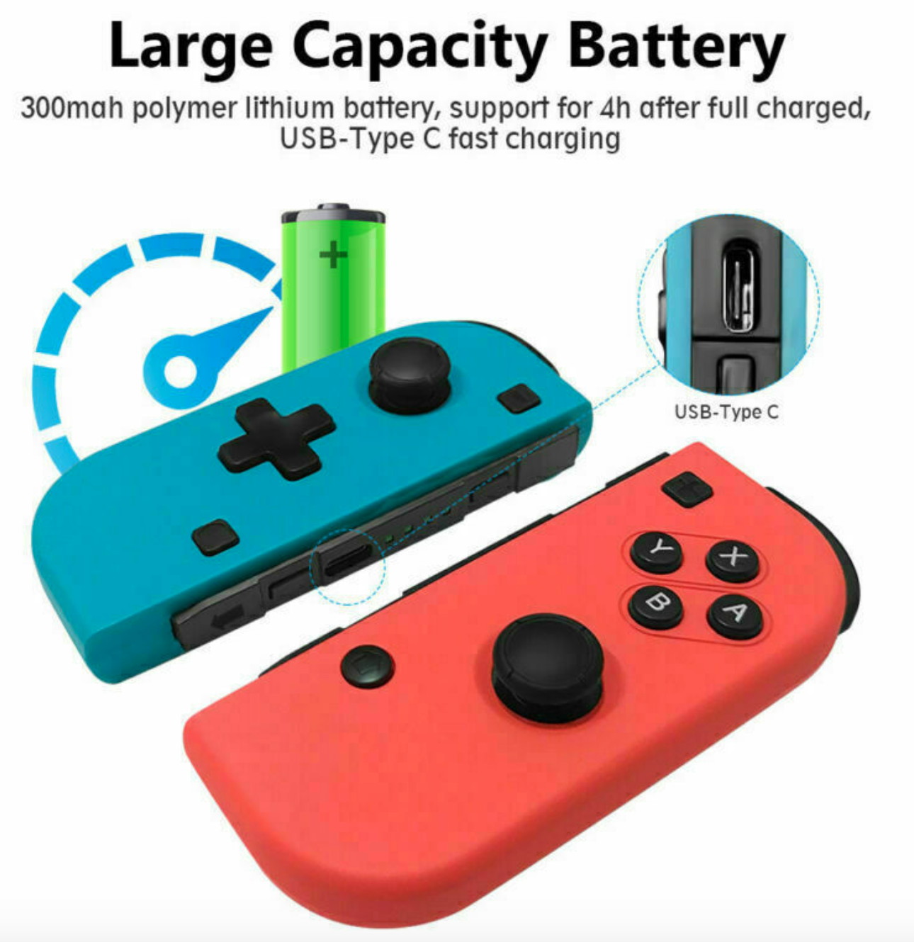 Wireless Pro Joy-Con Game Controller Nintendo Switch Console Gamepad Joypad L&R