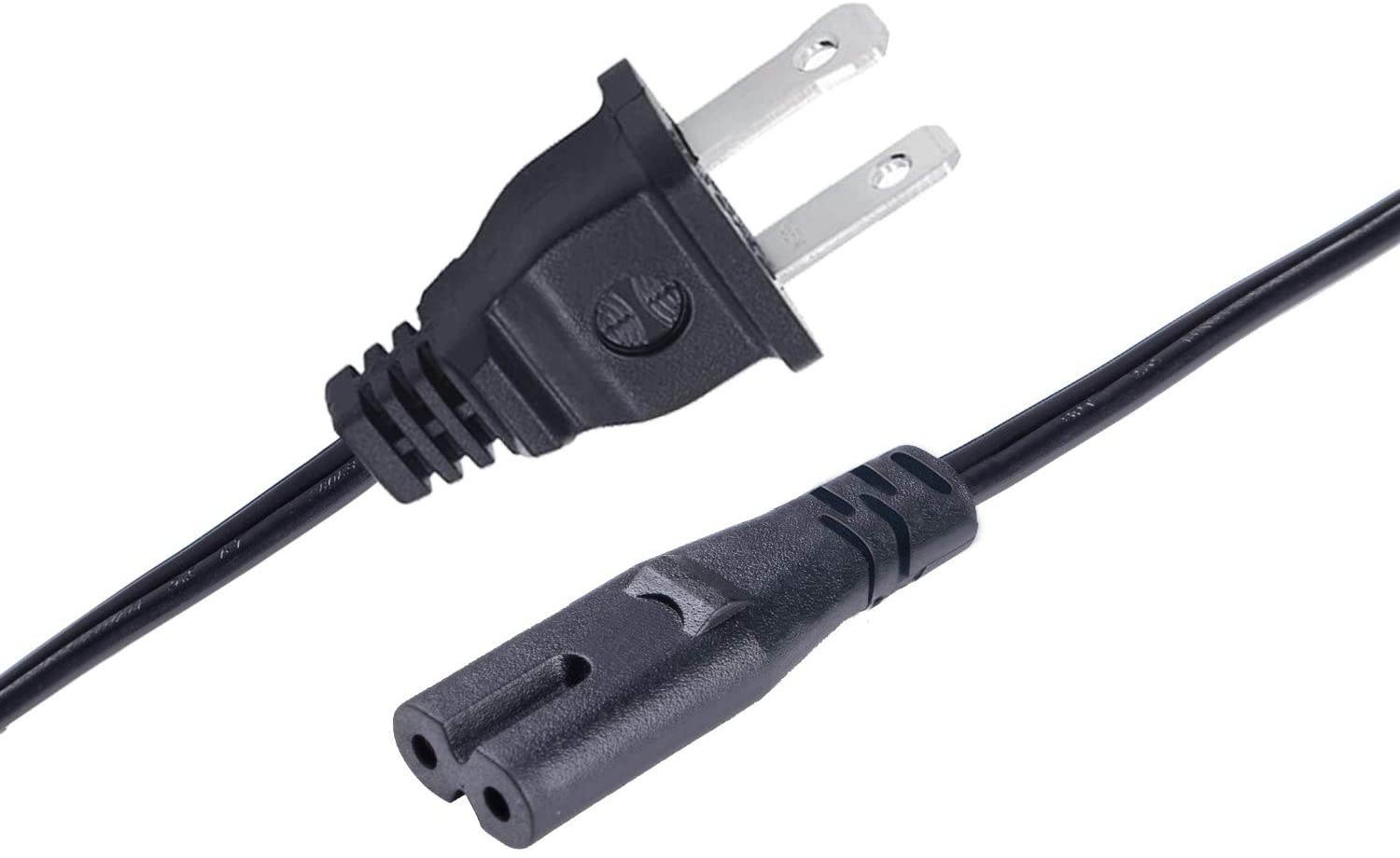 UL Figure 8 2 Prong Power Cord for Epson Expression Premium XP-7100 XP-4100,Photo XP-8600 XP-15000 XP-970,Expression xp-640 XP-446 XP-310 XP-410 Printer AC Power Cord IEC C7 Cable Replacement