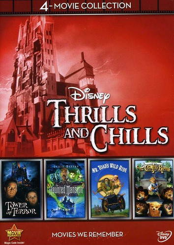BUENA VISTA HOME VIDEO HAUNTED MANSION/TOWER OF TERROR/MR TOADS/COUNTRY BEARS (DVD/4PK) D110309D