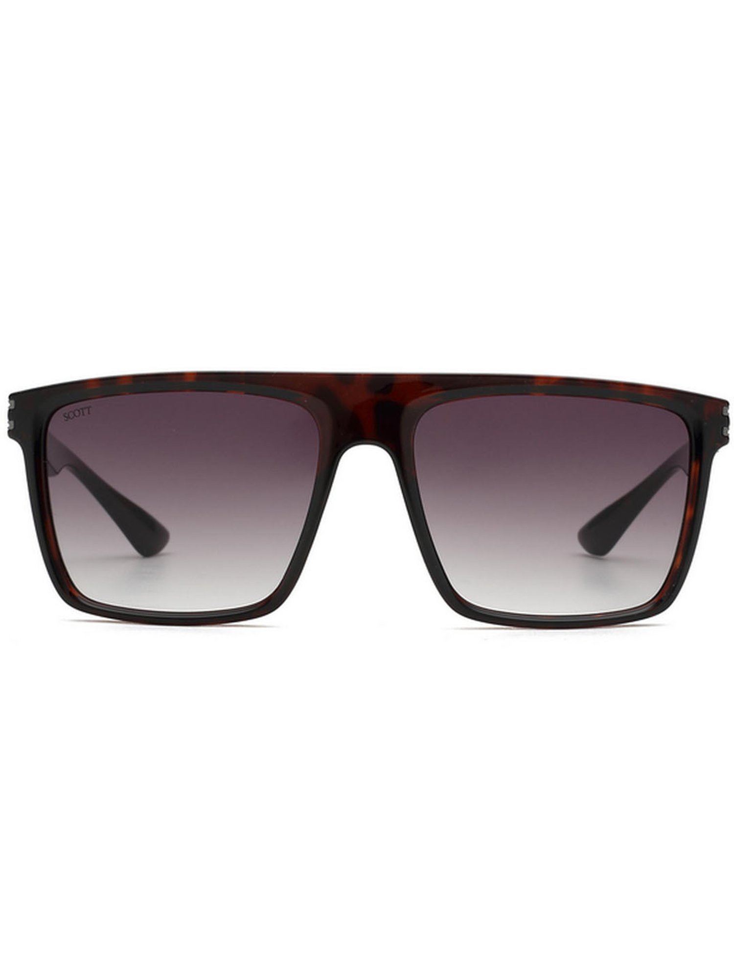SCOTT Brown Square UV Protection Sunglasses for Men