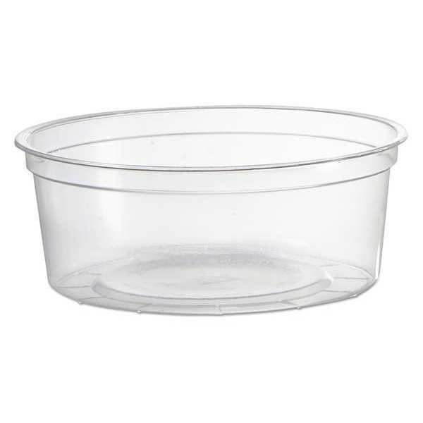 Deli Containers, 8 oz, Clear, 50/Pack, 10 Pack/Carton APCTR08