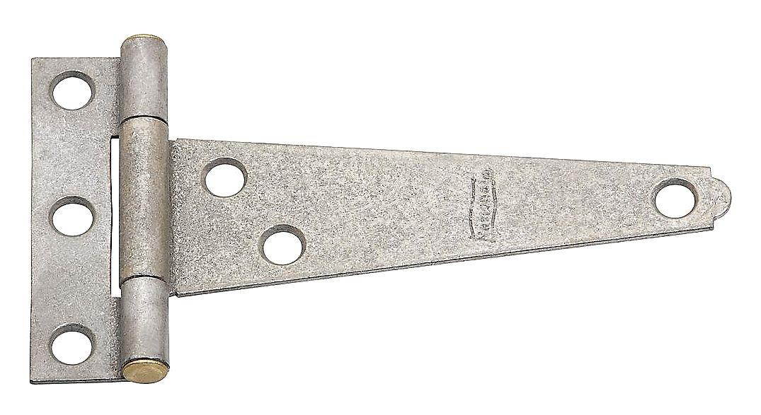 NATIONAL HARDWARE N128-801 Tee Hinge, Steel, 2-1/2InH x 4InW, PR