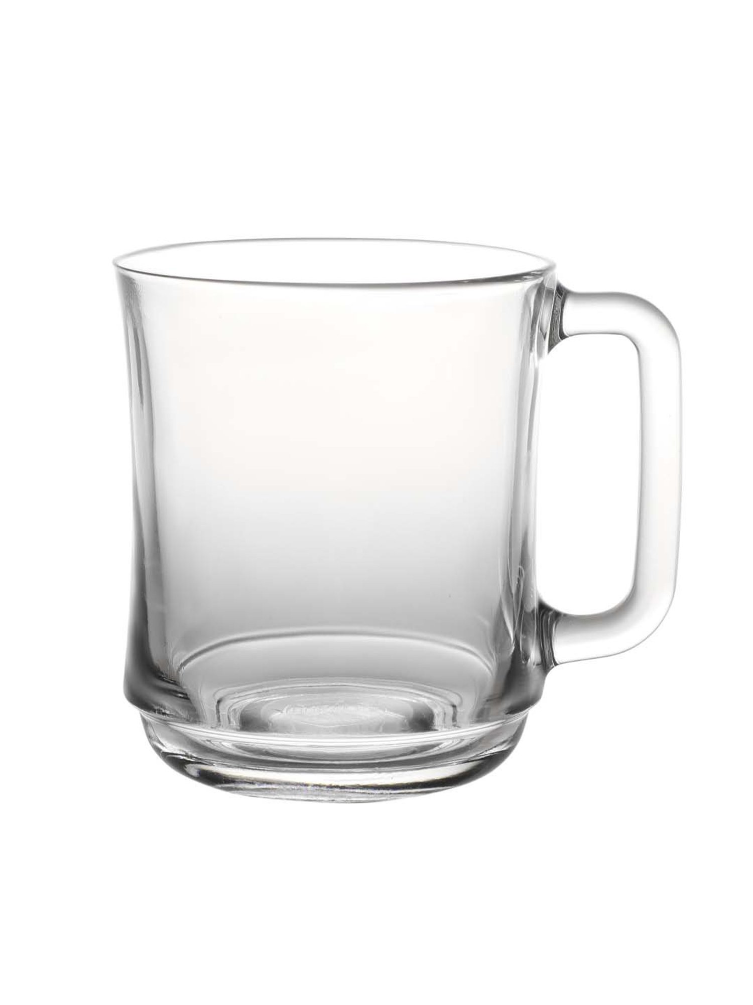 Femora Black Ceramic Coffee Mugs (0.36 L) - Set of 4