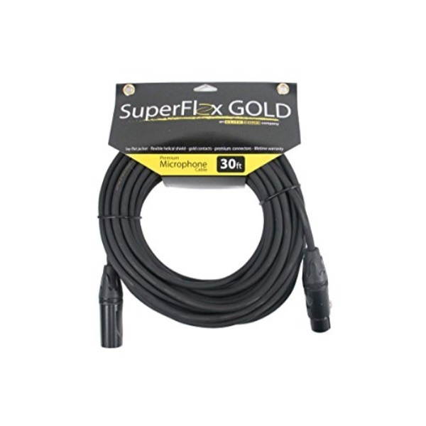 SuperFlex GOLD SFM-30 Premium Microphone Cable 30'