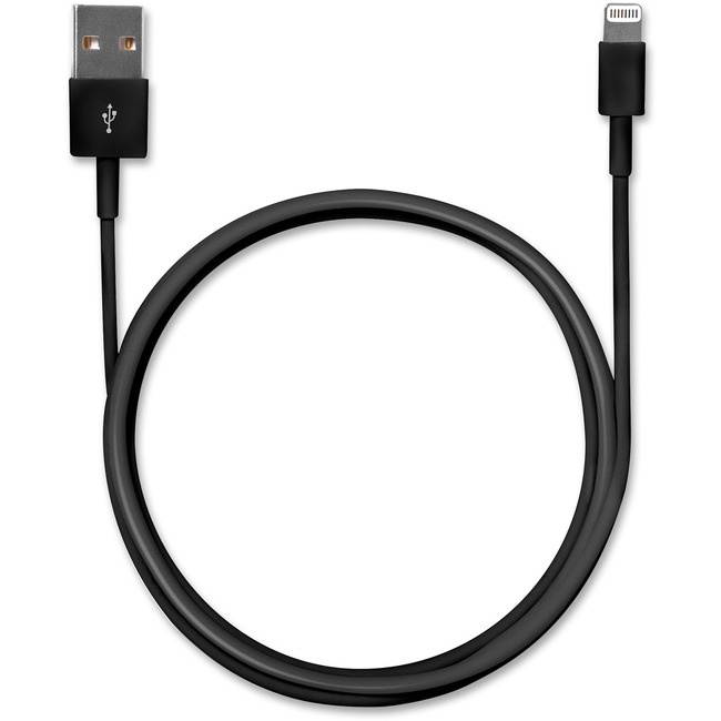 VisionTek 900784 Black Lightning to USB Black 1 Meter Cable - 5 Pack