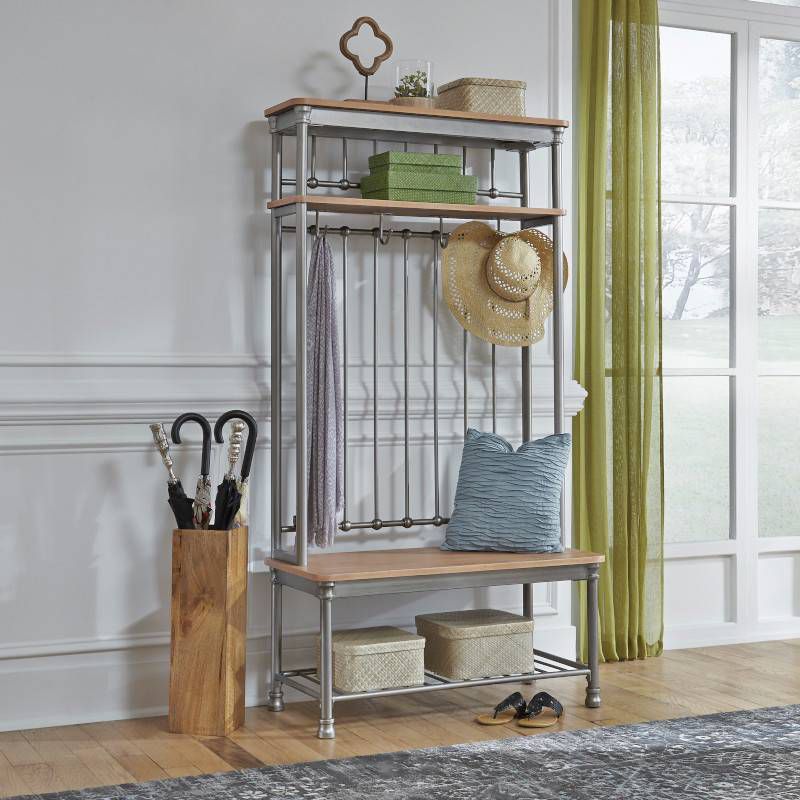 French Quarter Hall Tree Natural - Home Styles