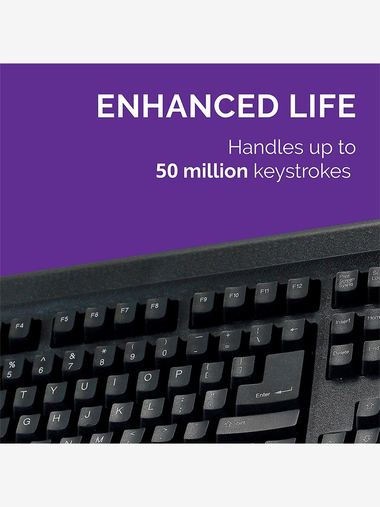 TVSE Gold Prime Wired Keyboard (Black)