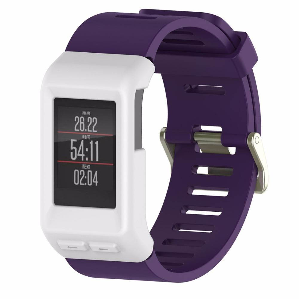 Mayitr Silicone Rubber Protect Case Cover Protective For Garmin Vivoactive HR Smart Watch Smart Accessories