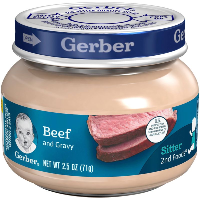 Gerber Baby 2nd Foods Beef & Gravy - 2.5oz