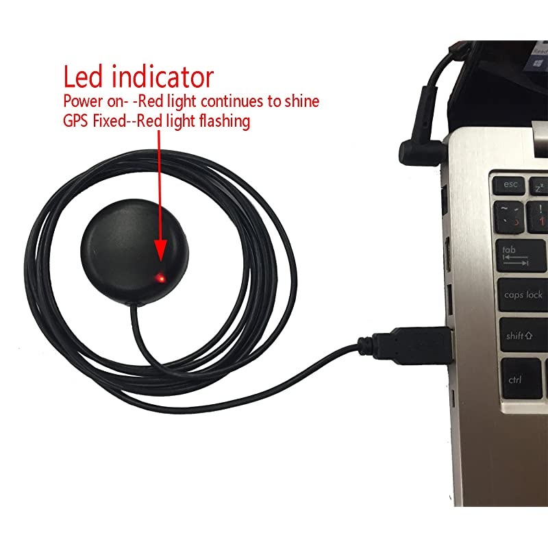 GPS Receiver Antenna Gmouse for Laptop PC Car Marine Navigation