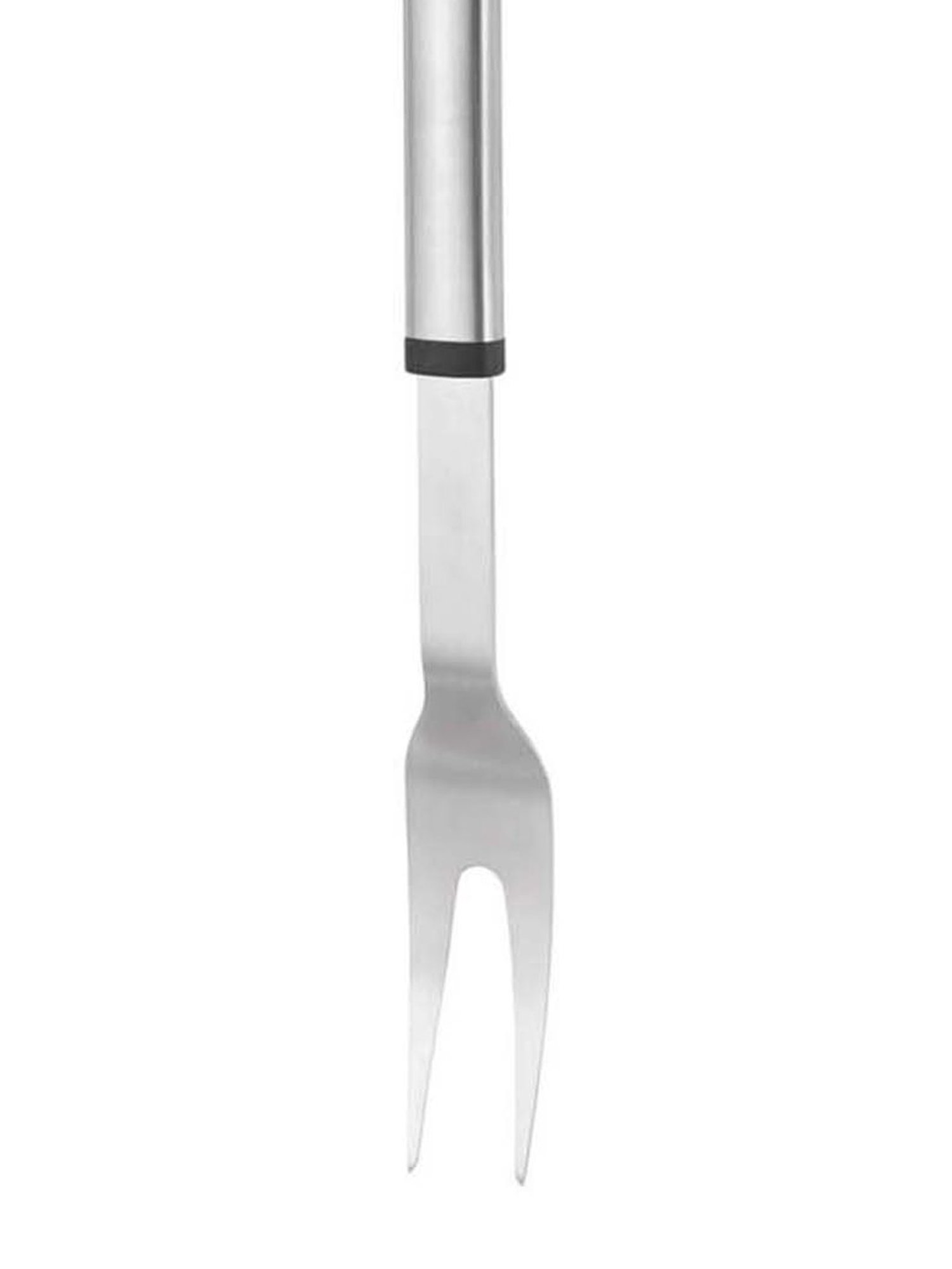 BERGHOFF Essentials Silver & Black Stainless Steel Meat Fork - Set of 1