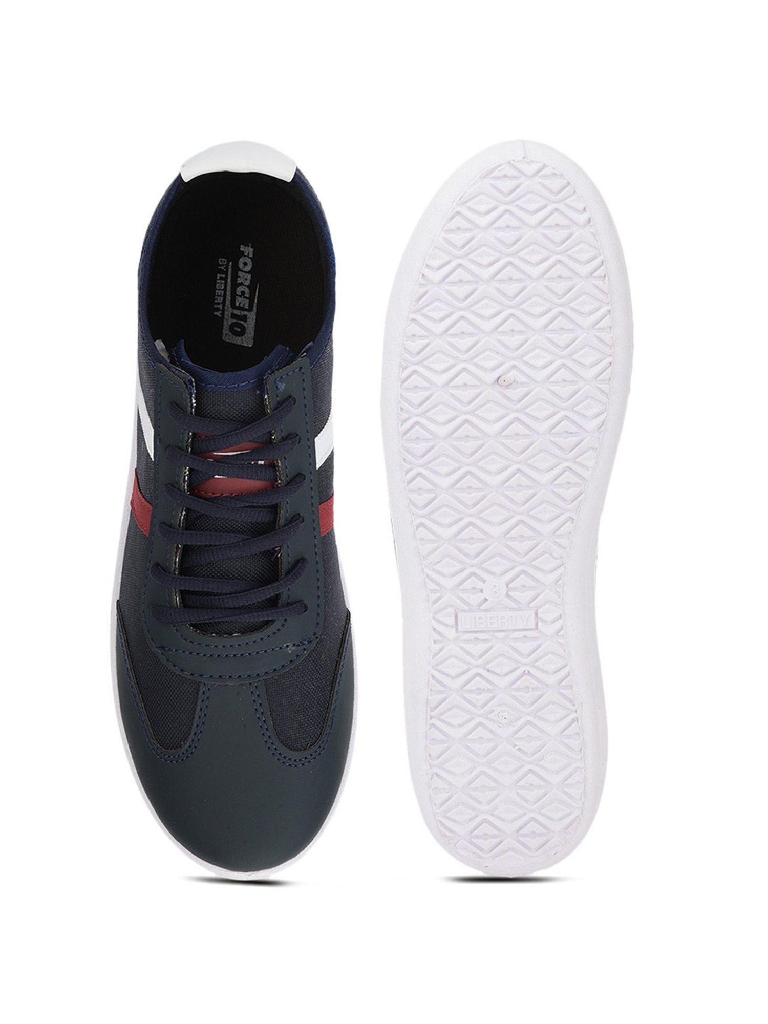 Force 10 by Liberty Men's Navy Running Shoes