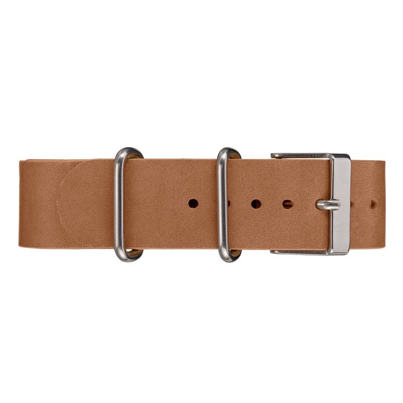 Timex Weekender Slip Thru Leather Strap Chronograph Watch - Tan/Blue TW2P62300JT