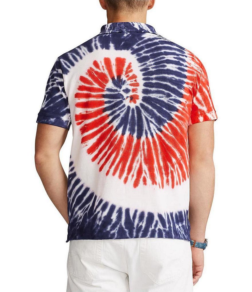 Polo Ralph Lauren Americana Tie-Dye Short-Sleeve Polo Shirt