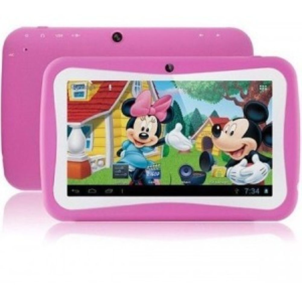 KIDS Tablet Wopad Android 7.1 Rock Chip 3126 Quad Core 8GB Multi Touch Screen- Pink