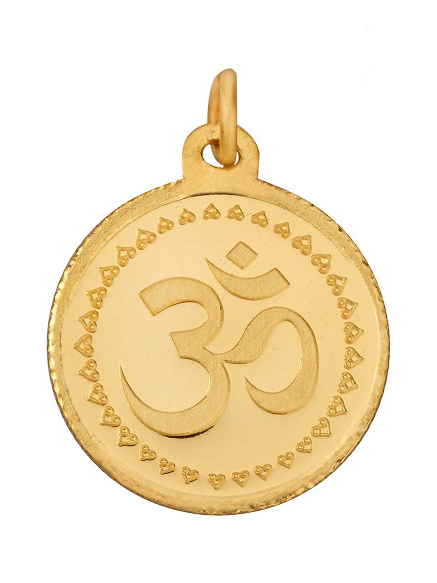 Bangalore Refinery Om 24k (999) 2.5gm Gold Coin cum Pendant
