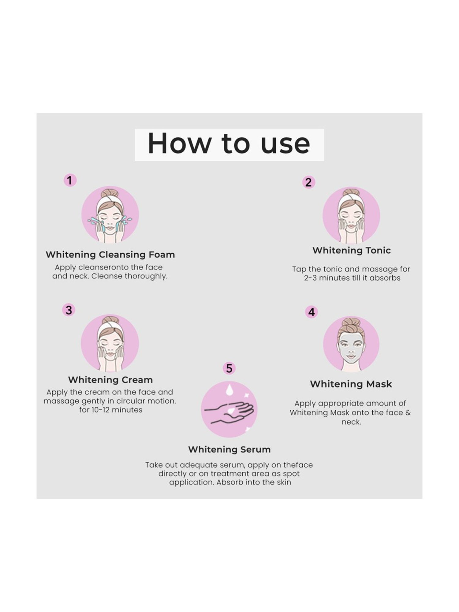 O3+ Whitening Facial Kit