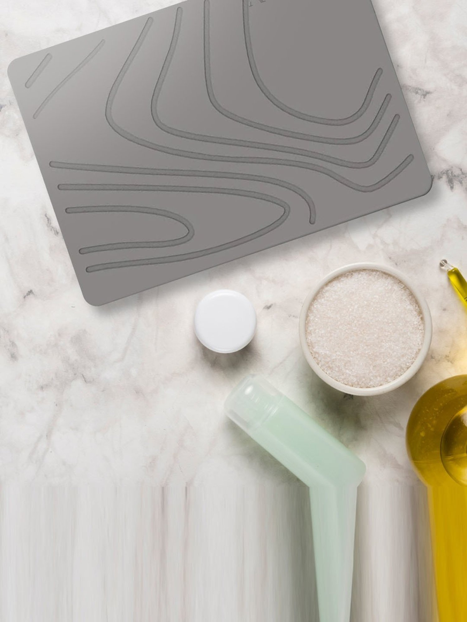 The Artment TerraDry Stone Bath Mat - Non-Slip Super Absorbent Diatomaceous Earth Stone Mat Large