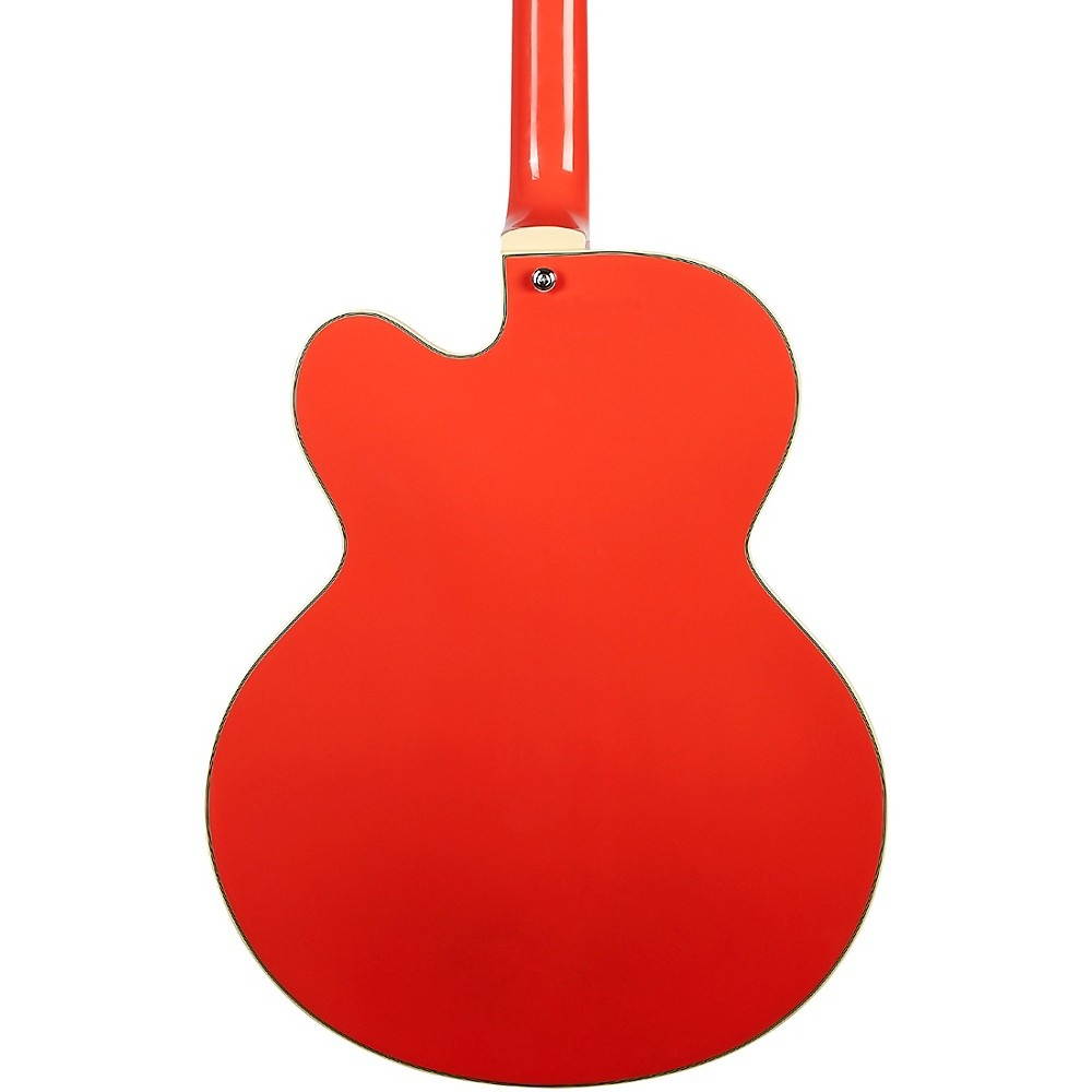 D'Angelico Premier Series EXL-1 Hollowbody Electric Guitar with Stairstep Tailpiece Fiesta Red