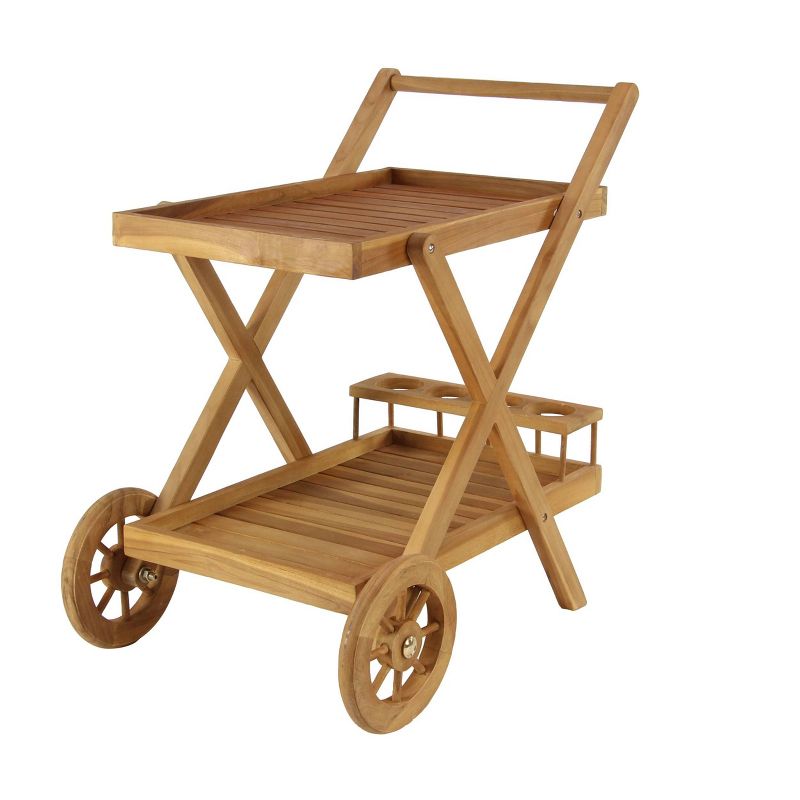 Trolley Patio Outdoor Serving Cart - Olivia & May