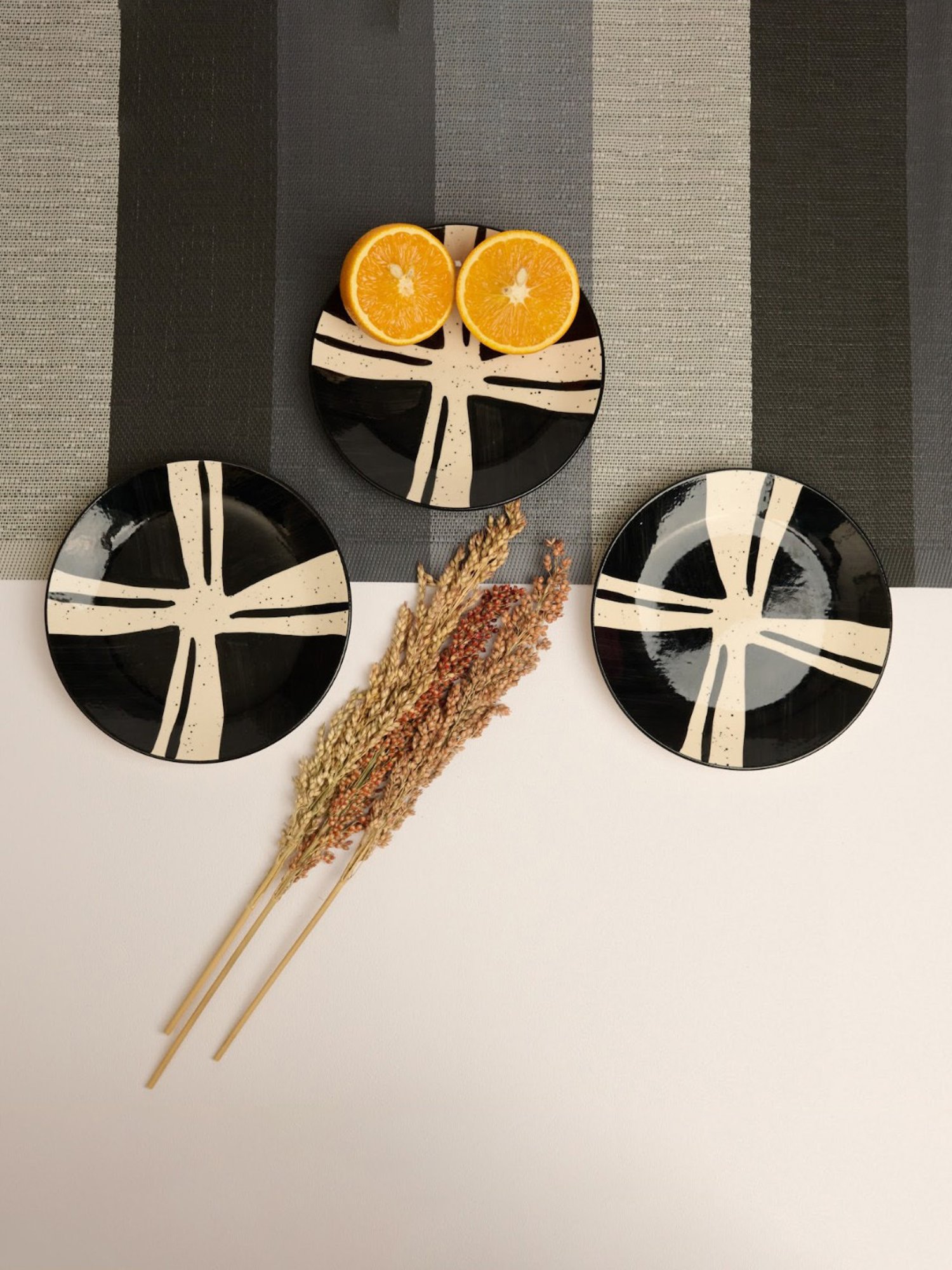 BlackCarrot Ceramic Dinner Set for Couple