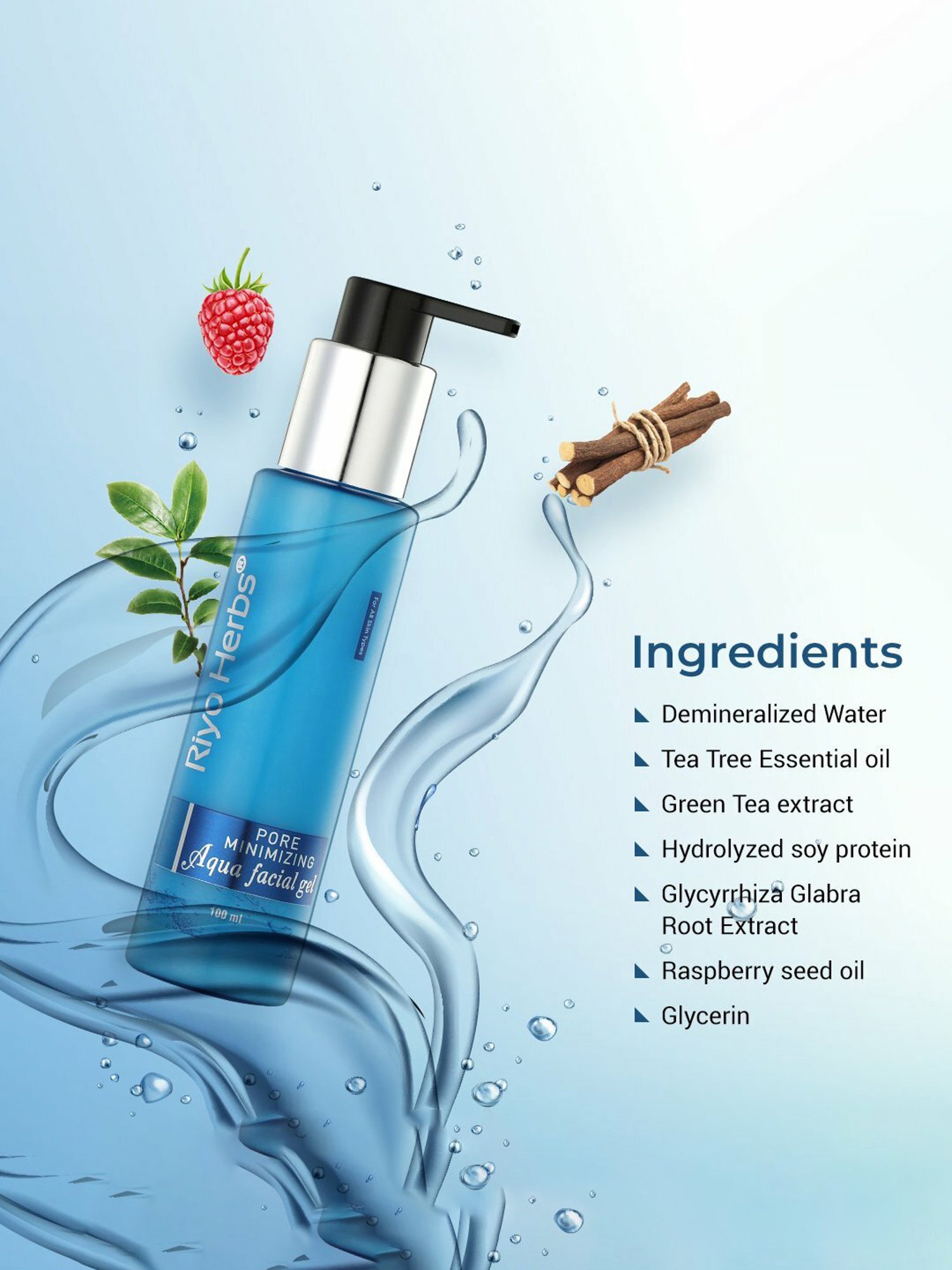 Riyo Herbs Pore Minimizing Aqua Gel - 100 ml