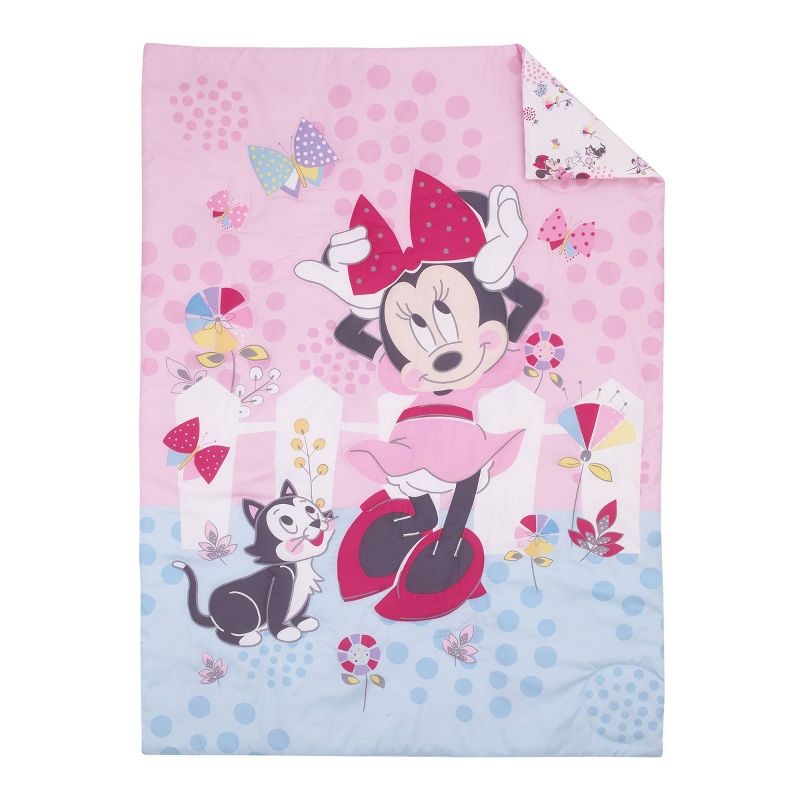 4pc Toddler Minnie Mouse Bed Set