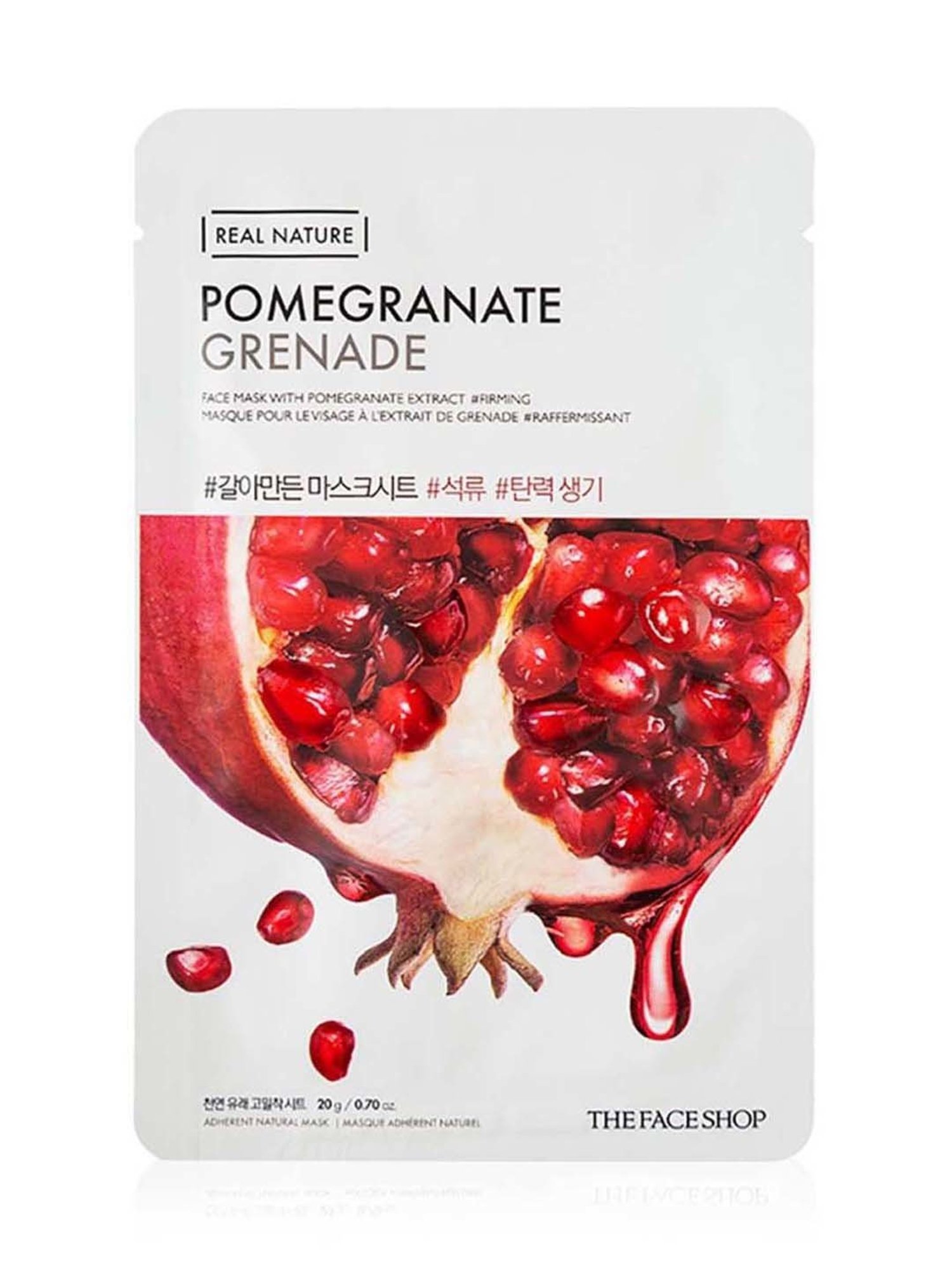 The Face Shop Real Nature Pomegranate Face Mask - 1 Pc