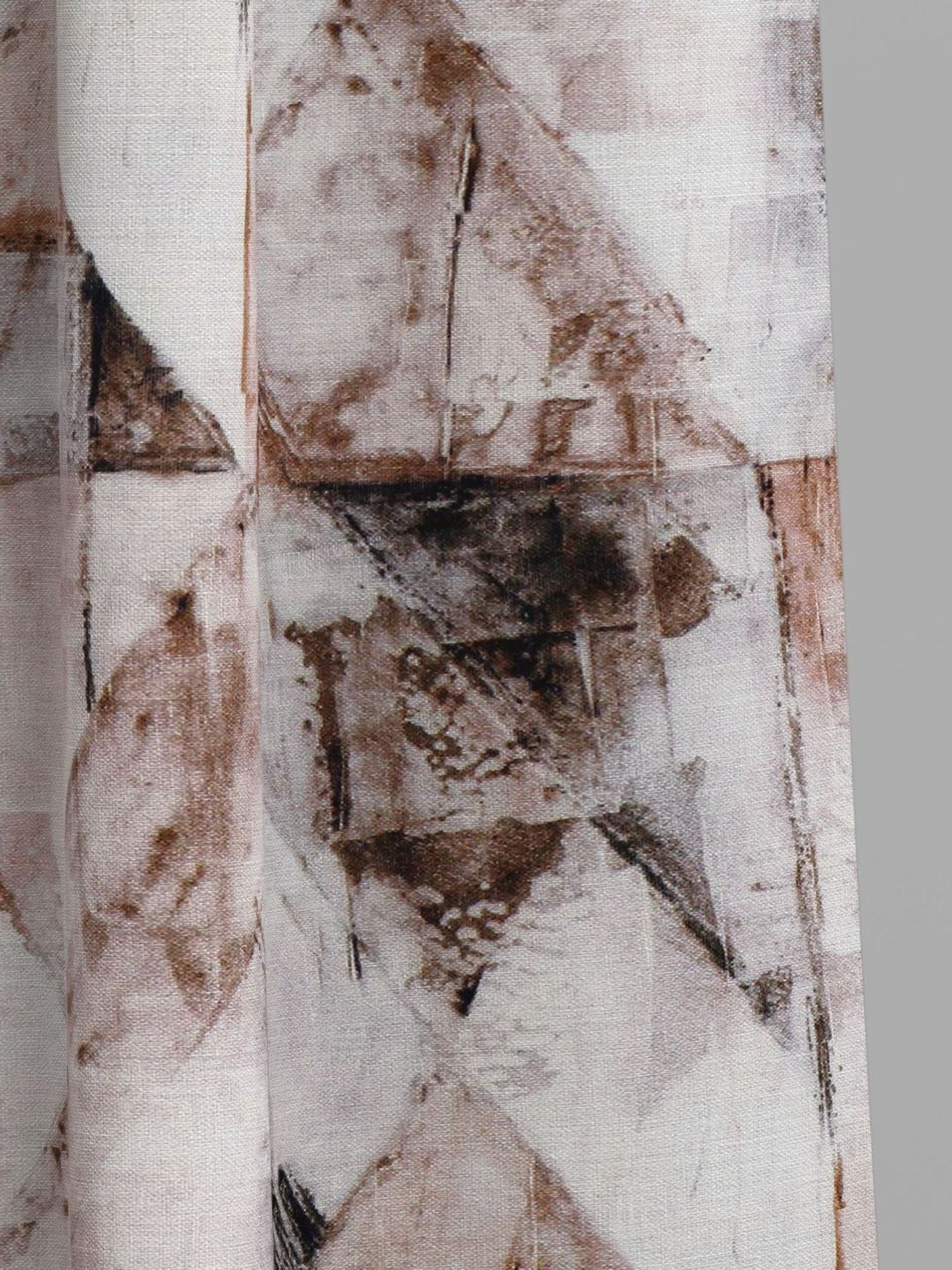 Swayam Brown Paisley J&B Blackout Eyelet Door Curtain - Single Piece (7 Ft)