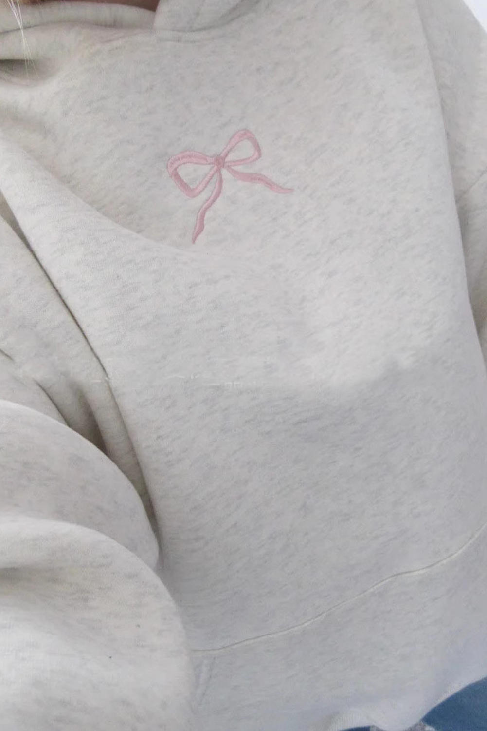 Khaki Plain Drop Shoulder Ribbed Trim Oversized Sweatshirt