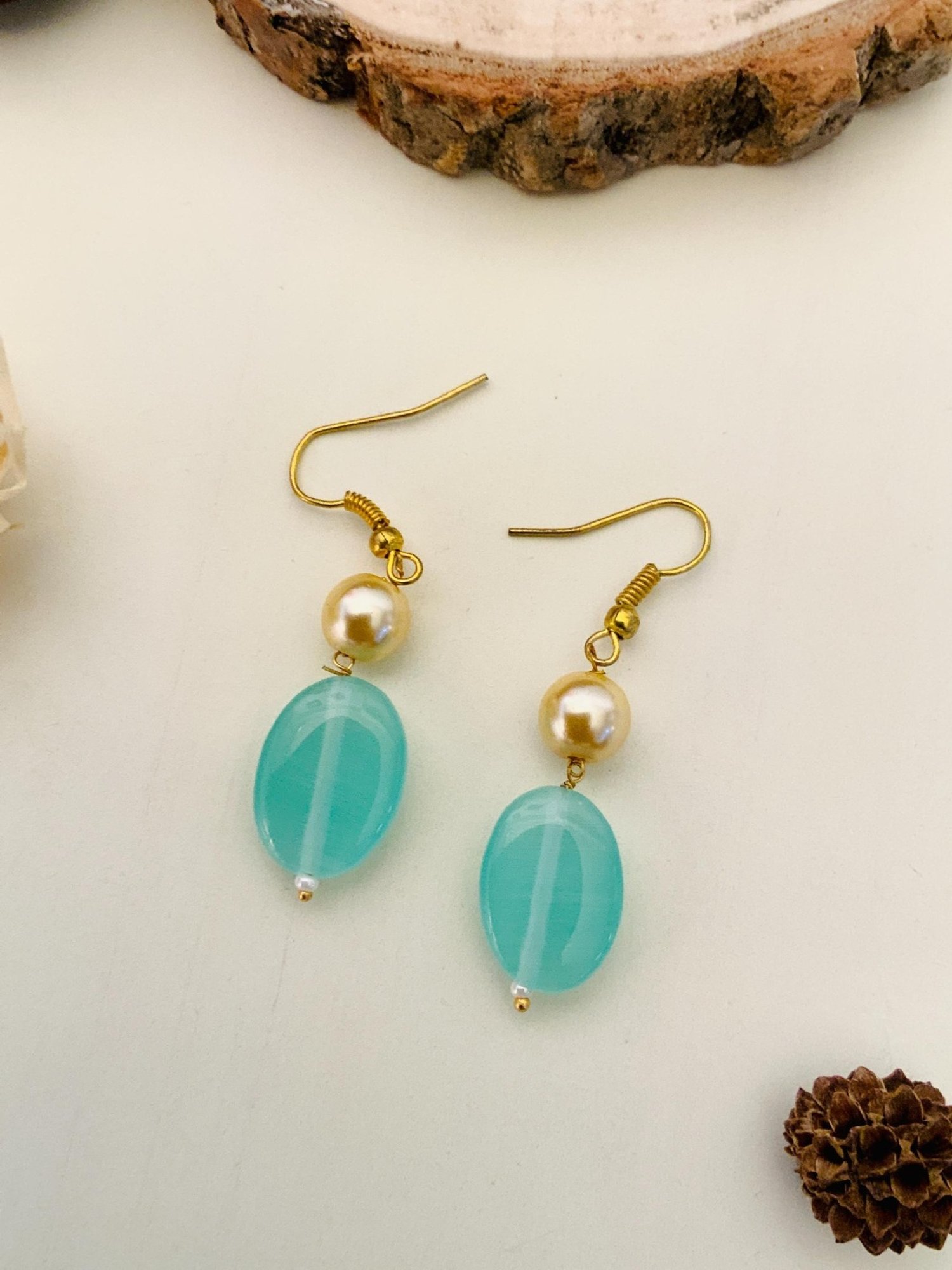 Abdesigns Classic Gold-Plated Drop Earrings