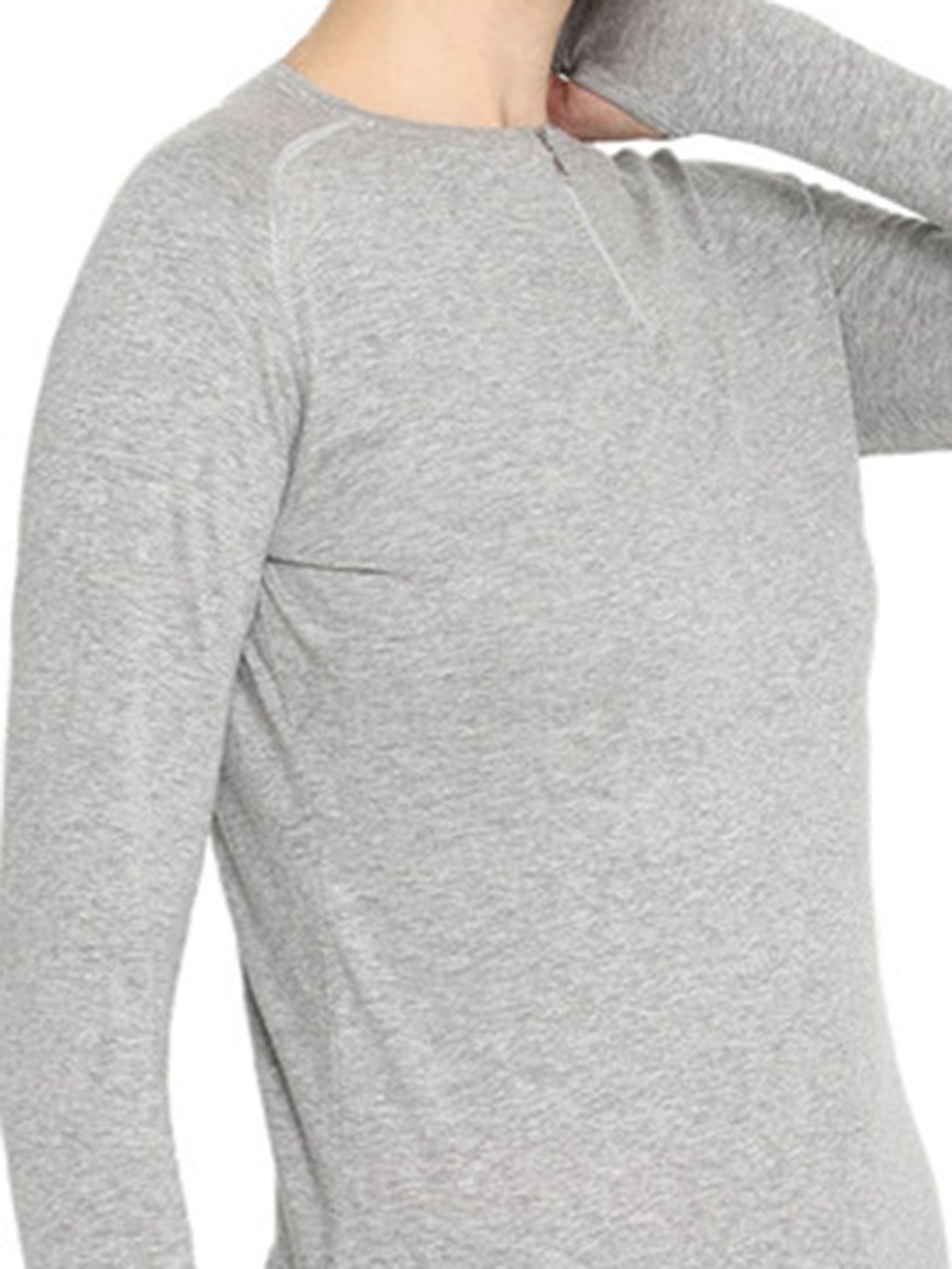 Appulse Grey Melange & Charcoal Cotton T-Shirt - Pack of 2