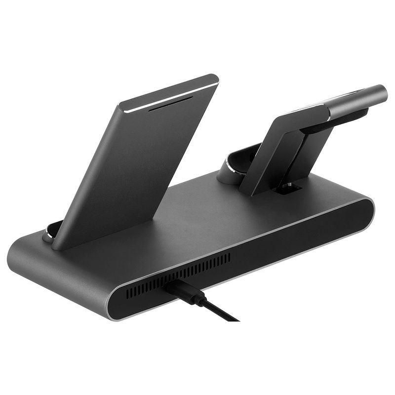 Case-Mate Power Pad Pro 3-in-1 Wireless Charger, Qi Certified - Black