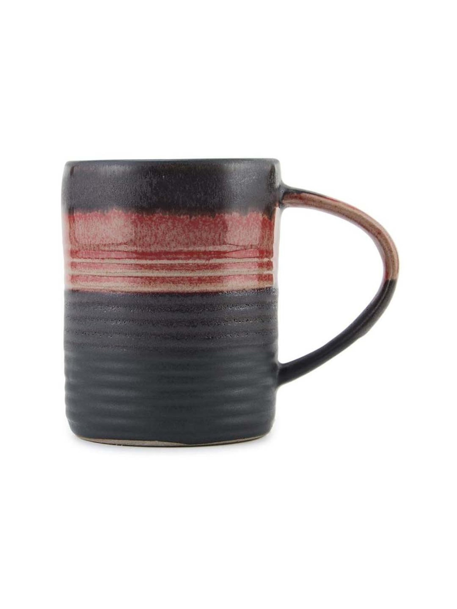 Fabindia Home Black Ceramic Mug (380ml)