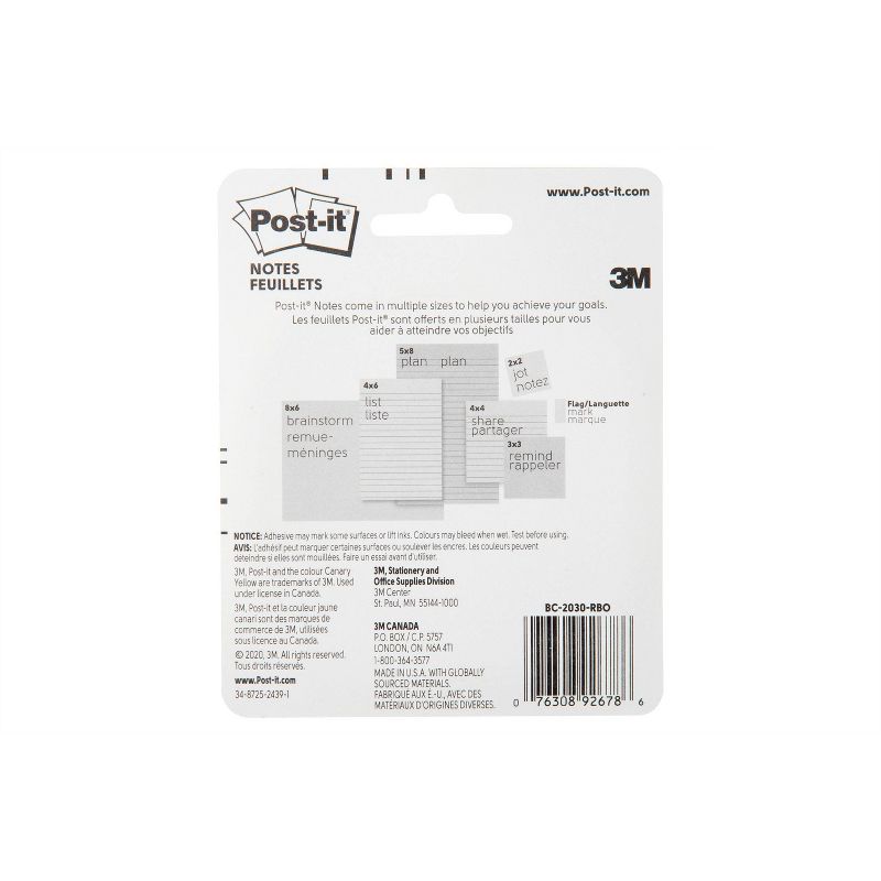 Skilcraft Standard Adhesive Notes 3" x 5" Yellow 100 Sheets/Pad 774349