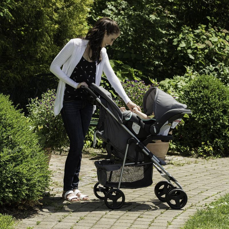 Cybex Balios S Lux Travel System with Aton 2 Infant Car Seat - Deep Black