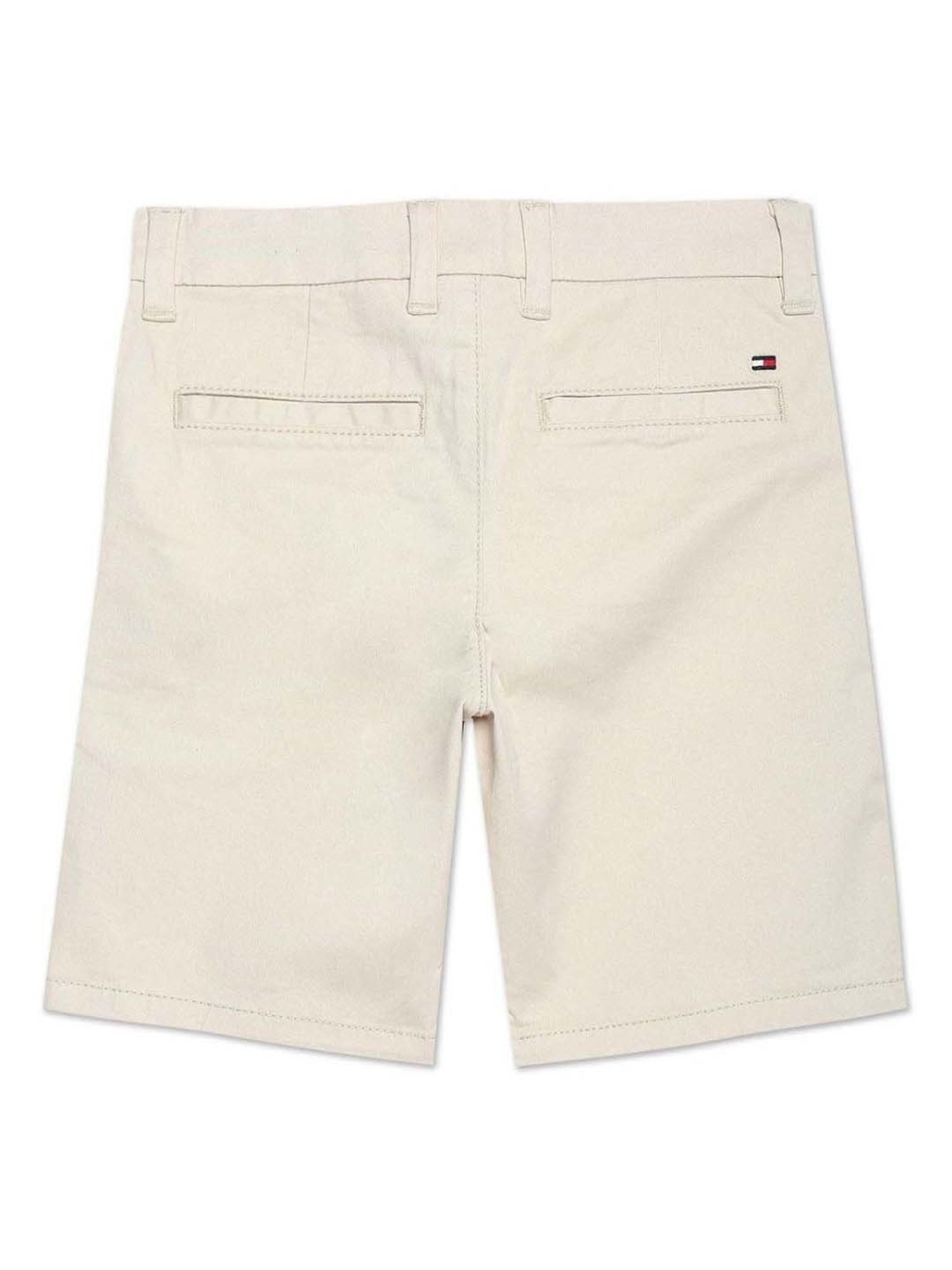 Tommy Hilfiger Kids Sand Khaki Cotton Regular Fit Shorts