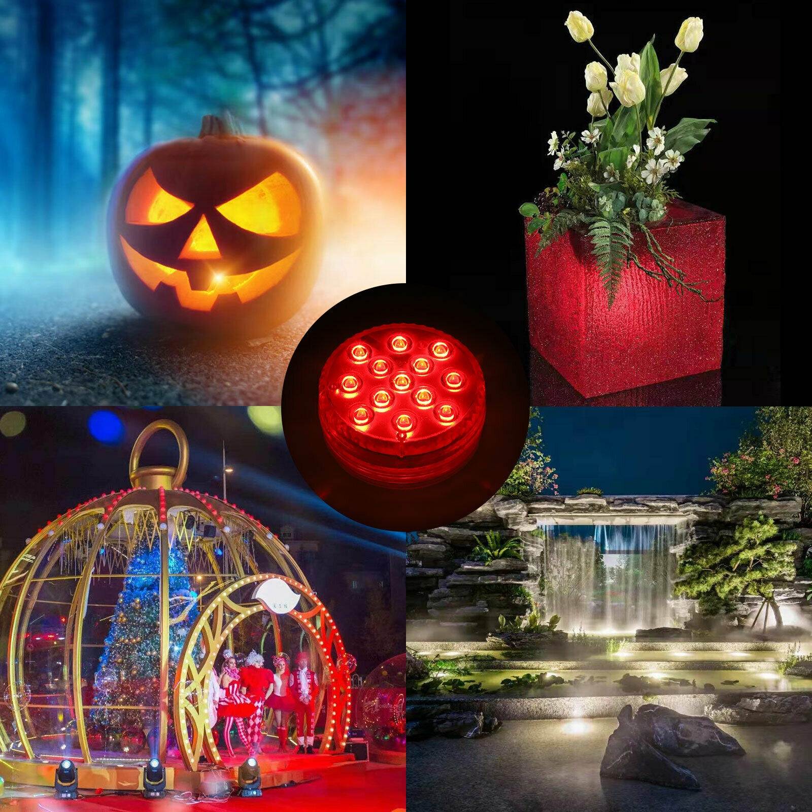 New Swimming Pool Light RGB LED Bulb Remote Control Underwater Color Vase Decor