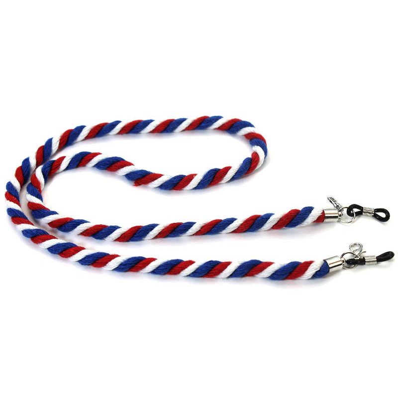 3pk Adult Multi-Use Lanyard - Silver/Navy